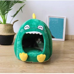 Cats / dogs sleeping bed - pet kennel - dinosaur shaped