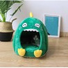 Cats / dogs sleeping bed - pet kennel - dinosaur shaped