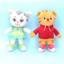 Tiger and kitten - plush dolls - toys - 2 pieces