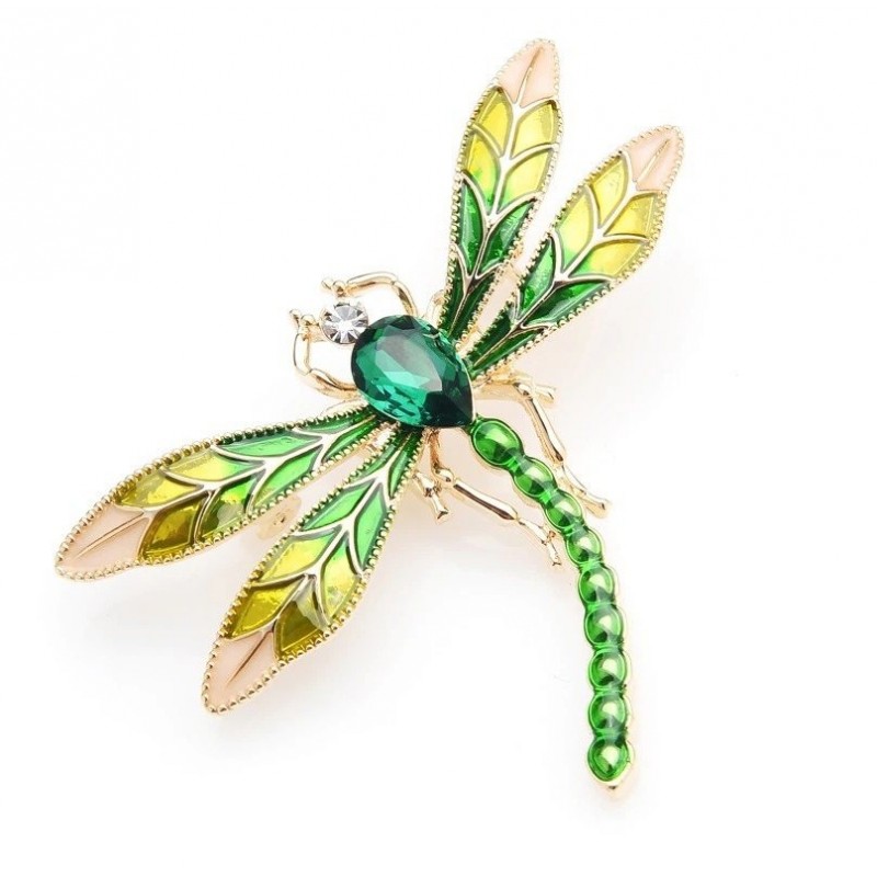 Cristal libélula - broche