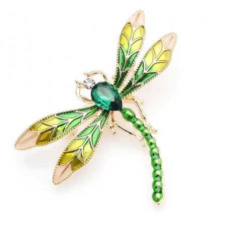 Cristal libélula - broche