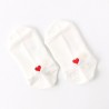 Short socks - ankle length - with a heart - unisex
