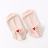 Short socks - ankle length - with a heart - unisex