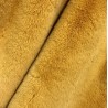 Fashionable fur coat with hoodie