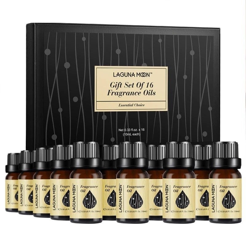Óleo de aromaterapia de fragrância - difusor - massagem - banho - 10ml - 16 peças Óleo de aromaterapia de fragrância - difusor - massagem - banho - 10ml - 16 peças