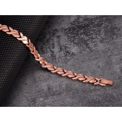 Pulseira de cobre vintage - magnético - saúde - energia - unisex