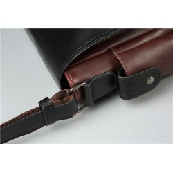 POLO Vintage crossbody / shoulder bag - large capacity - leather