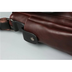 POLO Vintage crossbody / shoulder bag - large capacity - leather