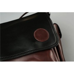 POLO Vintage crossbody / shoulder bag - large capacity - leather