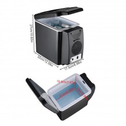 Mini car / camping refrigerator - freezer - cooler - with heating function - 12V - 6LInterior accessories
