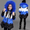 Warm down jacket - with detachable fur hood