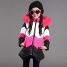 Warm down jacket - with detachable fur hood