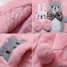 Warm fur coat - polar jacket - with hood