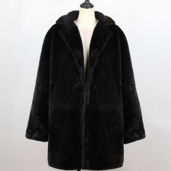 Luxury long coat - fluffy fur