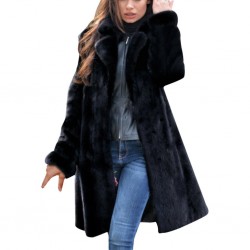 Luxury long coat - fluffy fur