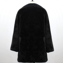 Luxury long coat - fluffy fur