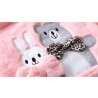 Warm fur coat - polar jacket - with hood