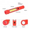 LED de COB Mini caneta multifunções Lâmpada de tocha de mão com ímã