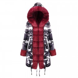 Long parka down jacket - with fur hood - waterproof