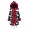 Long parka down jacket - with fur hood - waterproof