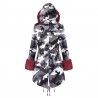 Long parka down jacket - with fur hood - waterproof