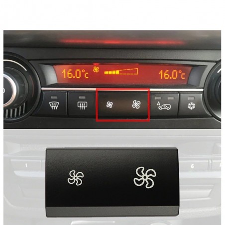 Fan button cap - air conditioning control switch - for BMW X5 E70 X6 E71