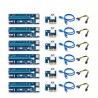 PCI-E riser card 006C - bitcoin miner - 1x to 16x - USB 3.0