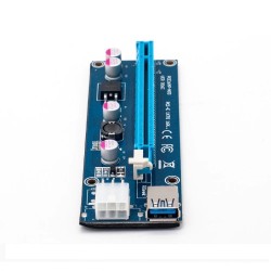 PCI-E riser card 006C - bitcoin miner - 1x to 16x - USB 3.0