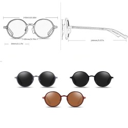Retro round sunglasses - UV400 - unisexSunglasses