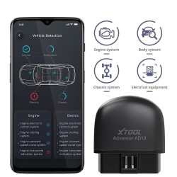AD10 - OBD2 - ELM327 - scanner de carro diagnóstico - leitor de código - Bluetooth - iOS - Android - exibição de cabeçalho