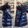 Warm thick jacket for kids - with fur hood - waterproofClothing