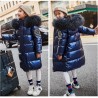 Warm thick jacket for kids - with fur hood - waterproofClothing