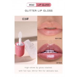 Mini capsule - lip gloss - color change under the influence of temperature - watery velvety textureLipsticks