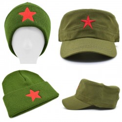 boné de beisebol - chapéu do exército - com uma estrela vermelha