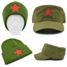 boné de beisebol - chapéu do exército - com uma estrela vermelha