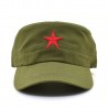 boné de beisebol - chapéu do exército - com uma estrela vermelha