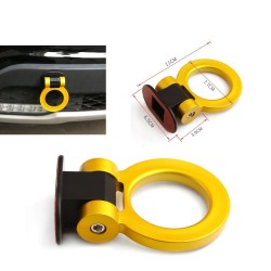 Universal car tow hook - ring shaped decorative sticker