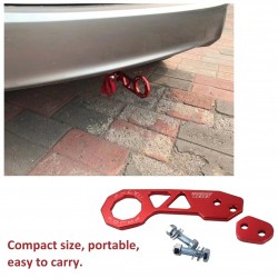 Universal car rear bumper towing hook - aluminum alloy