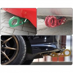 Universal car rear bumper towing hook - aluminum alloy