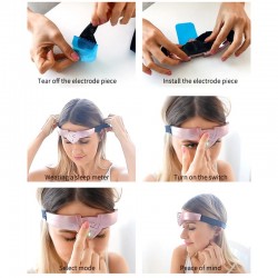Wireless head massager - acupuncture headband - relaxing - insomnia - anxiety relief - USBSleeping