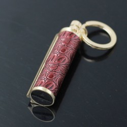 Vintage metal lighter - kerosene oil - with keyring