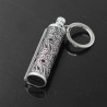 Vintage metal lighter - kerosene oil - with keyring