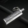 Vintage metal lighter - kerosene oil - with keyring