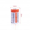 2 pieces Cr2 200mAh rechargeable battery - with Cr2/CR123A universal smart charger