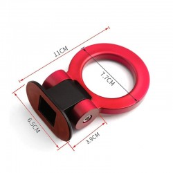 Universal car tow hook - ring shaped decorative sticker