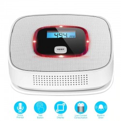 LCD - alarme de gás monóxido de carbono - envenenamento / testador de fumaça - detector - sensor - monitor
