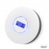 Detector de fumaça / monóxido de carbono - com aviso de som / números de exibição - bateria alimentado