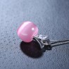 Apple shaped pendant - necklace - 925 sterling silverNecklaces
