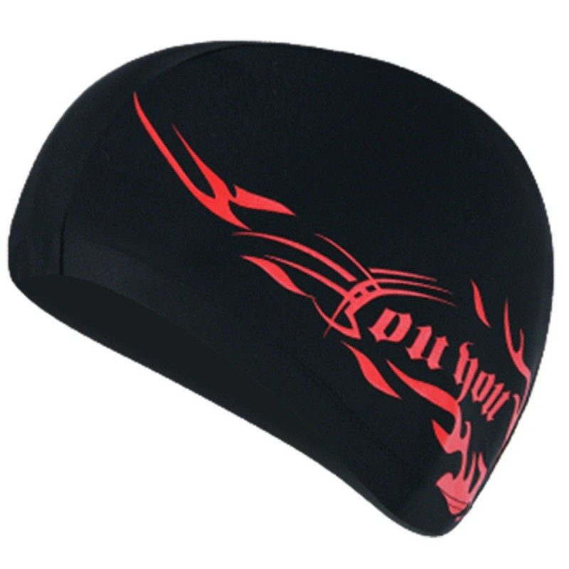 Adult swimming cap - long hair protection - spandex - unisex
