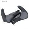 Bicycle ergonomic handlebar grips - non-slip - shock absorption - TPR rubber